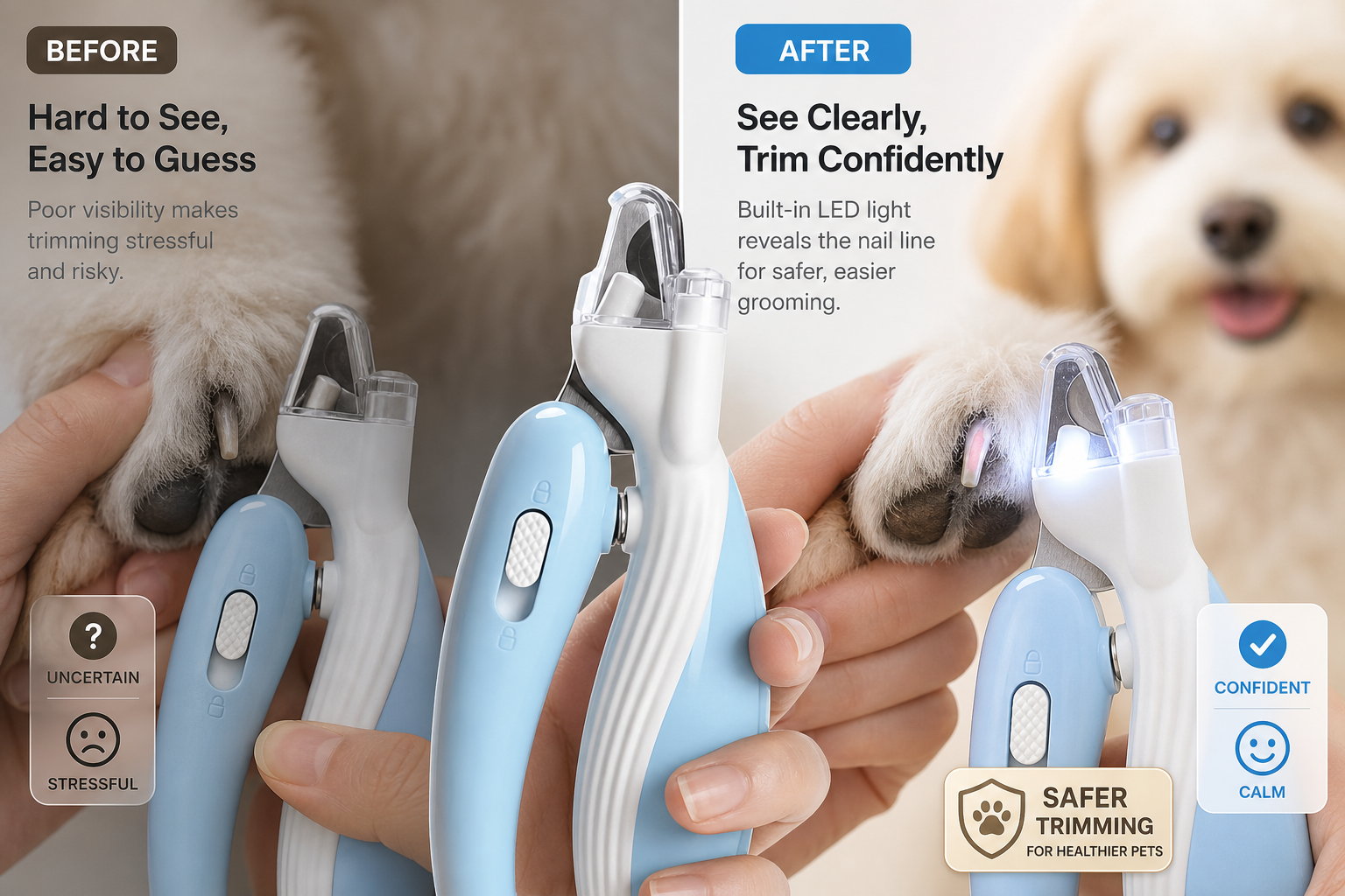 LED Pet Nail Clippers